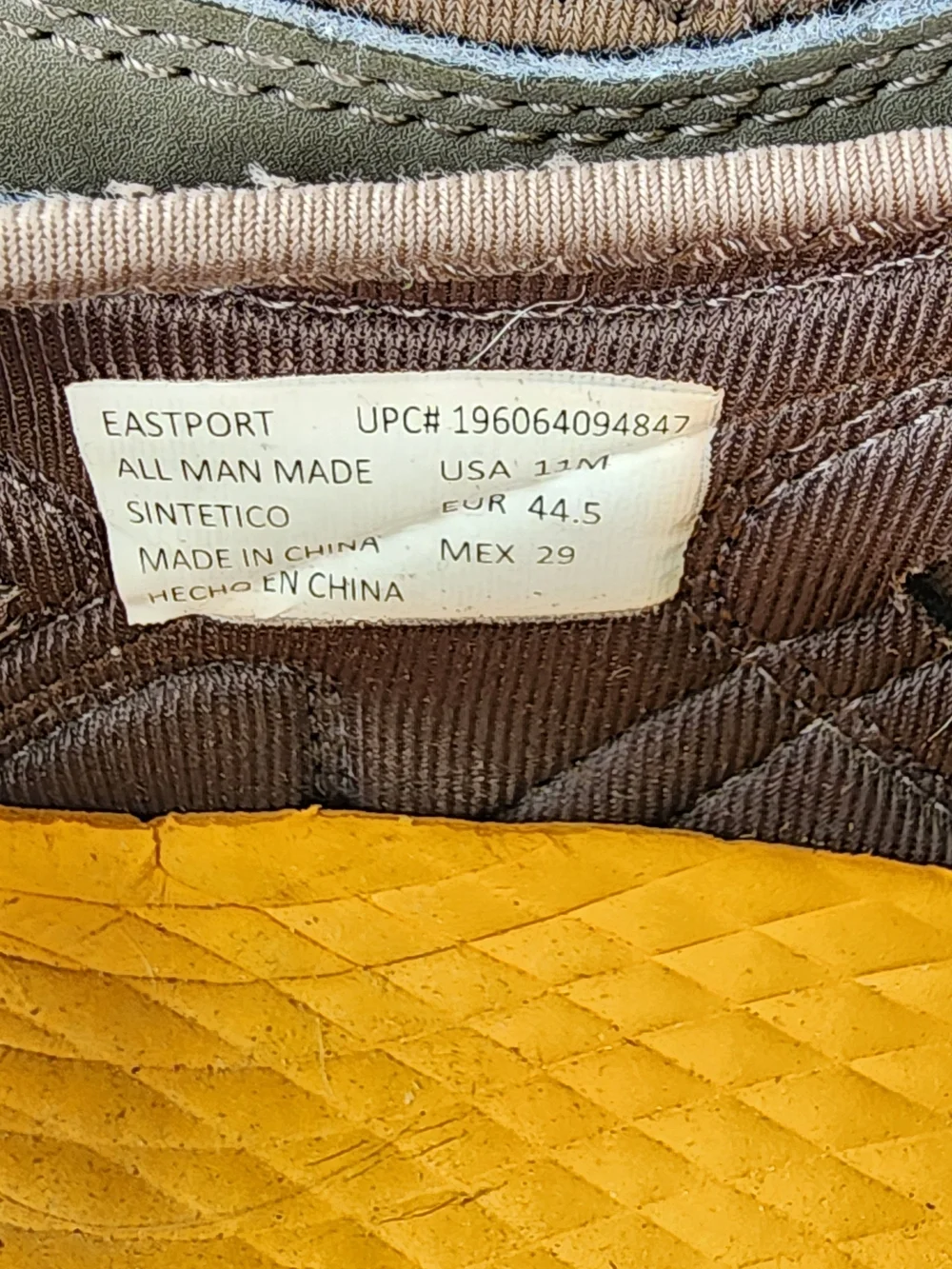 Eddie Bauer Brown and Yellow Men's Outdoor Sport Sandals